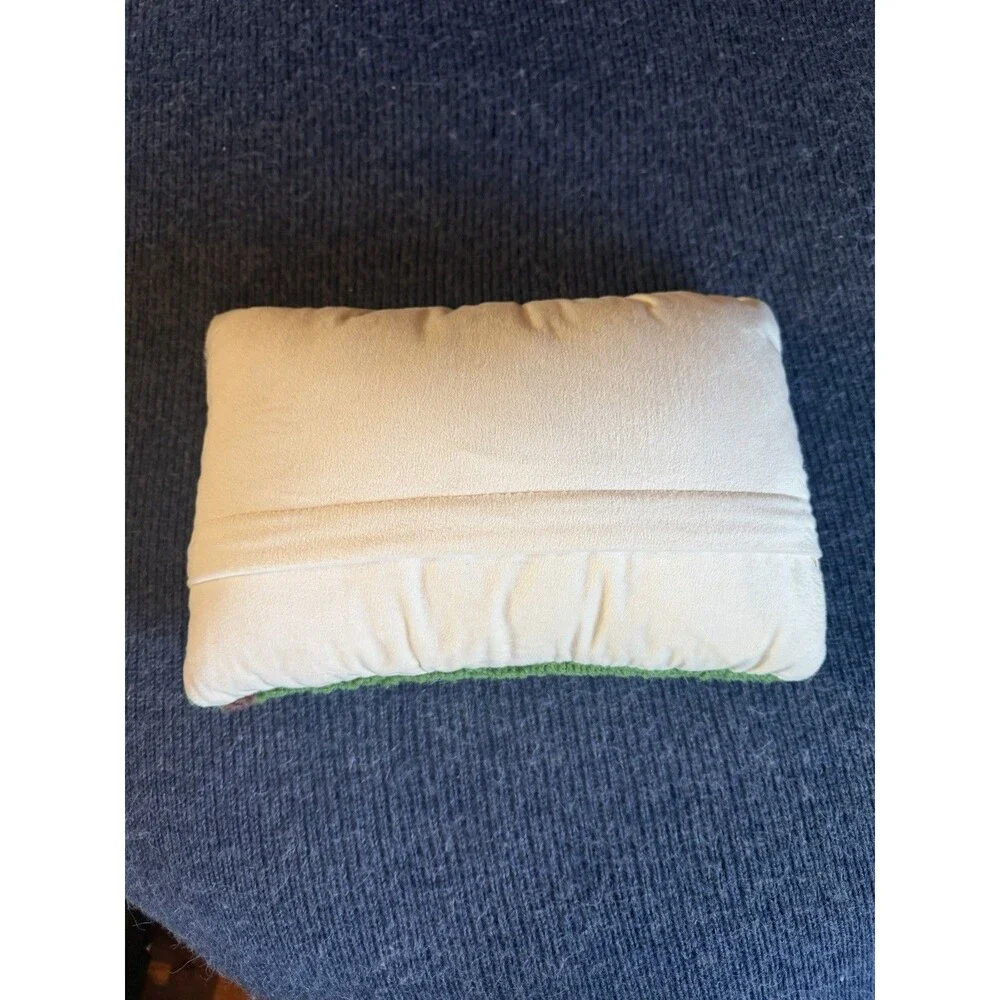Peking Handicraft Pillow Cabin Trees 9” X 13” Cozy Wool Zippered Closure
